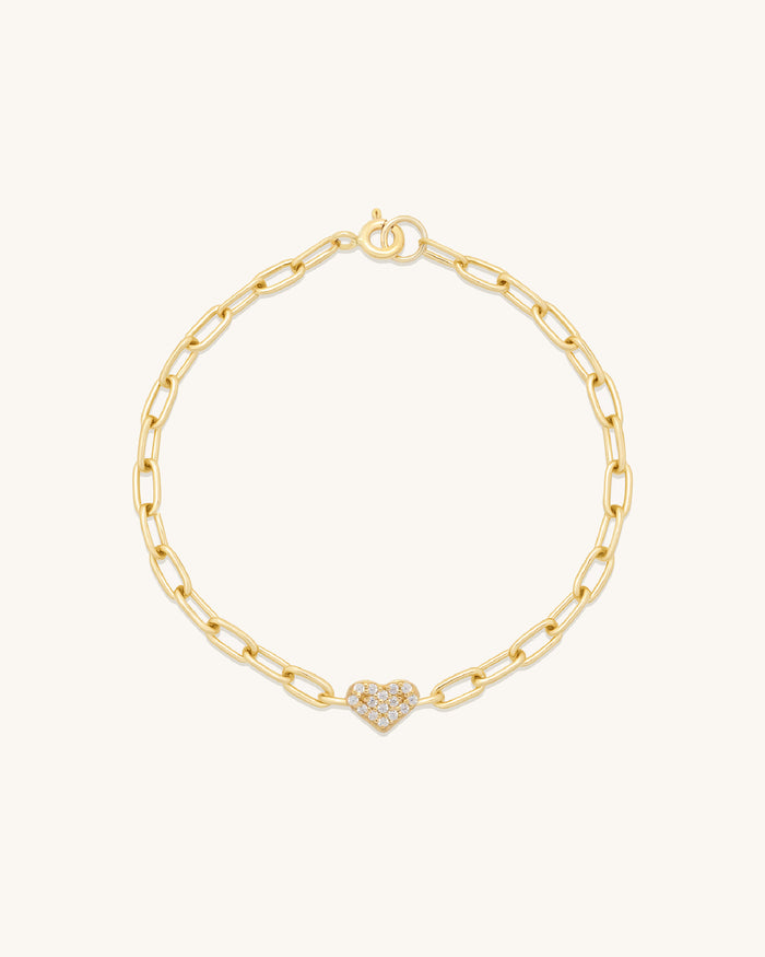 Heart Pavé Bracelet