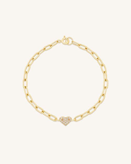 Heart Pavé Bracelet