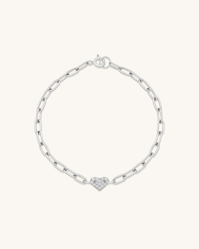 Heart Pavé Bracelet