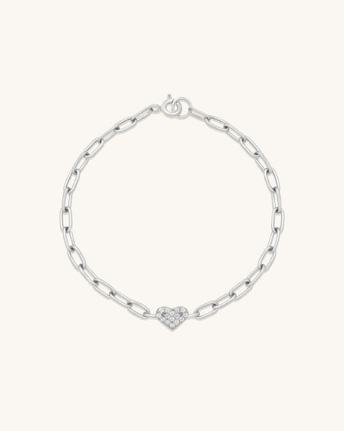 Heart Pavé Bracelet