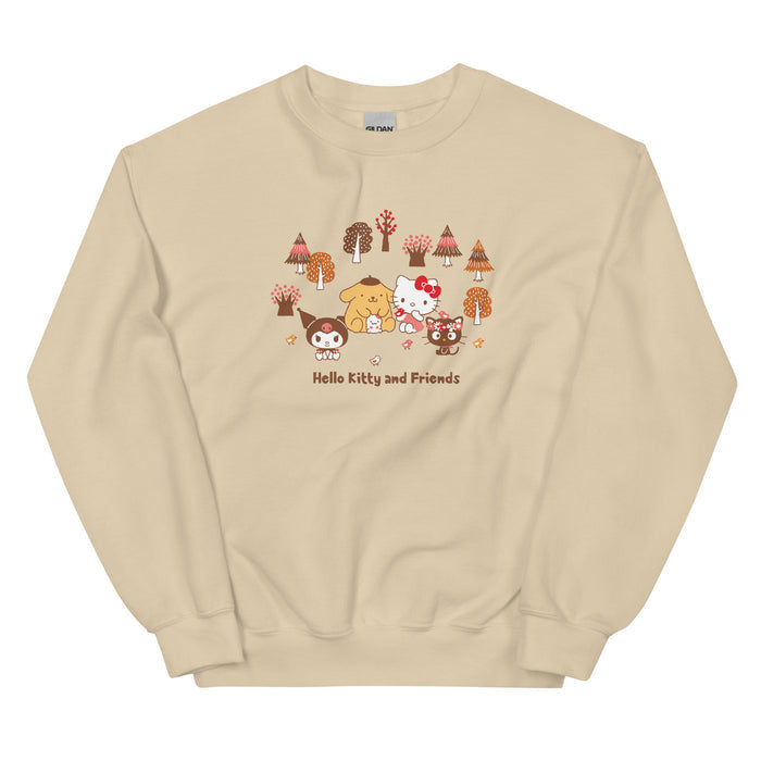 Hello Kitty and Friends Autumn Woods Classic Crewneck Apparel Printful S