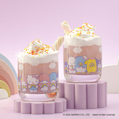 Hello Kitty and Friends Rainbow Short Drinking Glasses (Set of 4) Home Goods JoyJolt