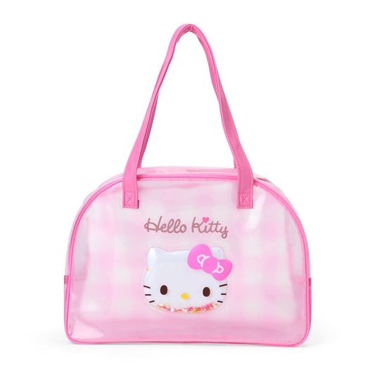 Hello Kitty Clear Handbag (Gingham) Bags Japan Original