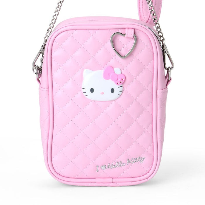Hello Kitty Pink Quilted Mini Crossbody (I Love Hello Kitty Series) Bags Japan Original