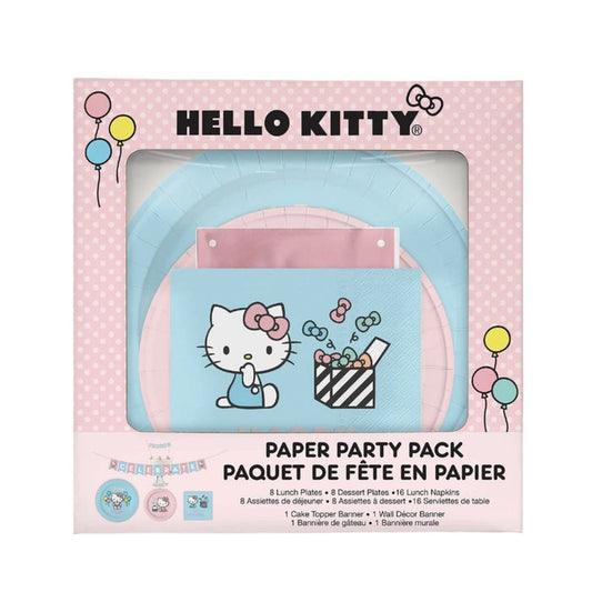 Hello Kitty x Studio Oh! Happy Birthday Paper Party Pack Paper Tableware Studio Oh!