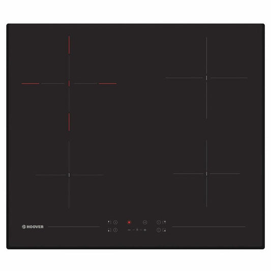 Hoover 60cm 4 Zone Built-In Electric Hob - Black | HH64DB3T from DID Electrical - guaranteed Irish, guaranteed quality service. (6890810507452)