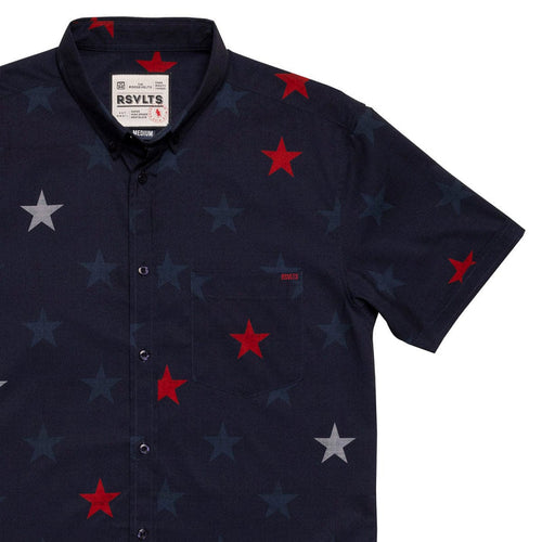 RSVLTS XS RSVLTS Short Sleeve Shirt Hubble (Multi Star) – KUNUFLEX Short Sleeve Shirt