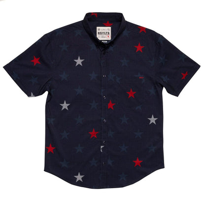 RSVLTS RSVLTS Short Sleeve Shirt Hubble (Multi Star) – KUNUFLEX Short Sleeve Shirt