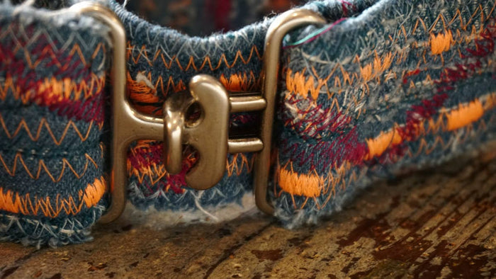 hundsfutter - Vintage cowboy wide design collar for dogs - Dog.Dog.Cat.