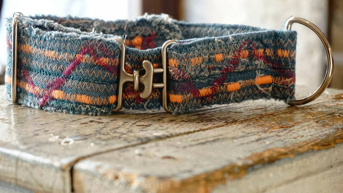 hundsfutter - Vintage cowboy wide design collar for dogs - Dog.Dog.Cat.