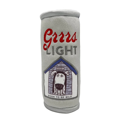 Huxley & Kent Grrrs Light Plush Dog Toy - Soft Squeaky Crinkle Toy for Puppies & Small Dogs - Dog.Dog.Cat.