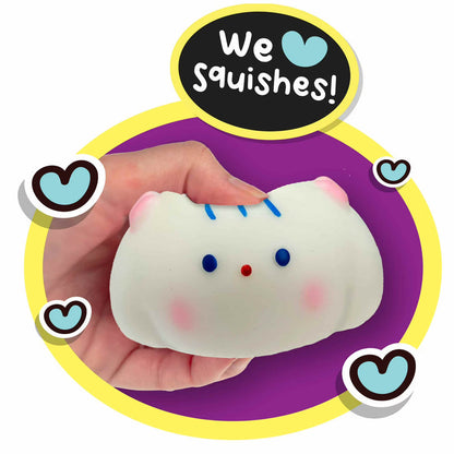 Ja-Ru Kawaii Cutie Pet Puffs 4 Inch Squishy Sensory Toy - Assorted