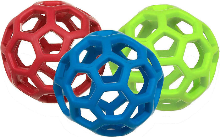 JW Hol-ee Roller Durable Rubber Dog Toy for Fetch and Chew Play in Multiple Sizes - Dog.Dog.Cat.