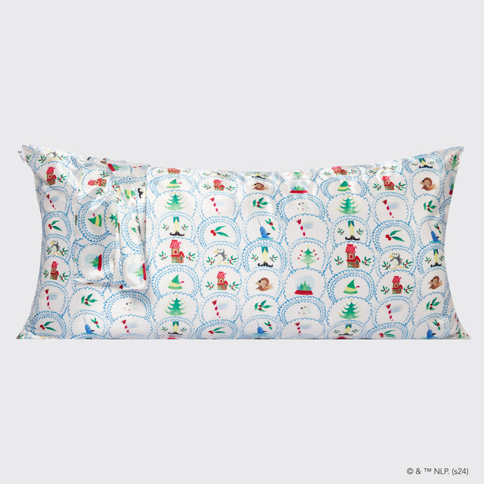 Kitsch x Elf North Pole King Satin Pillowcase