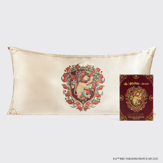 Kitsch x Harry Potter Gryffindor King Satin Pillowcase — hero