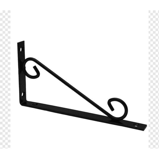 KMT Angle Bracket 240 x 290 x 30 x 4mm White/Black