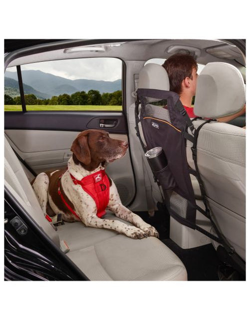 Kurgo Dog Backseat Barrier - Car Safety Divider with Mesh Panel - Dog.Dog.Cat.