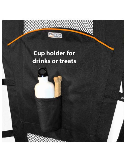 Kurgo Dog Backseat Barrier - Car Safety Divider with Mesh Panel - Dog.Dog.Cat.