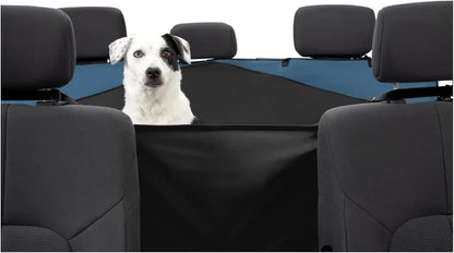 Kurgo Rover Hammock - Waterproof Dog Car Seat Cover with Center Zipper - Dog.Dog.Cat.