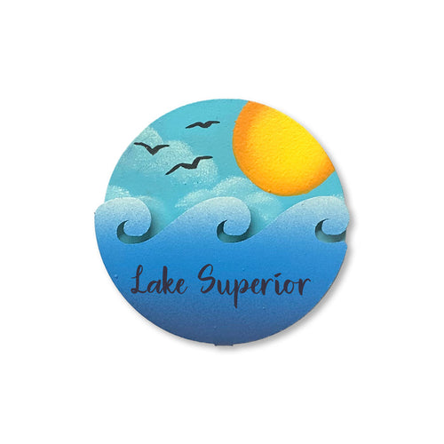 Lake Superior w/ Waves Magnet