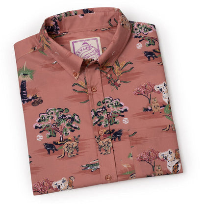 RSVLTS RSVLTS RSVLTS Travel Series 2 "Land Down Under" _ KUNUFLEX Short Sleeve Shirt