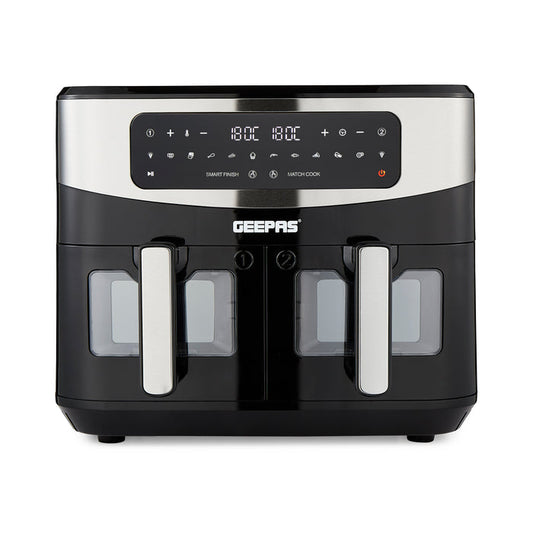 Large 9L Digital Vortex Air Fryer With Dual Baskets