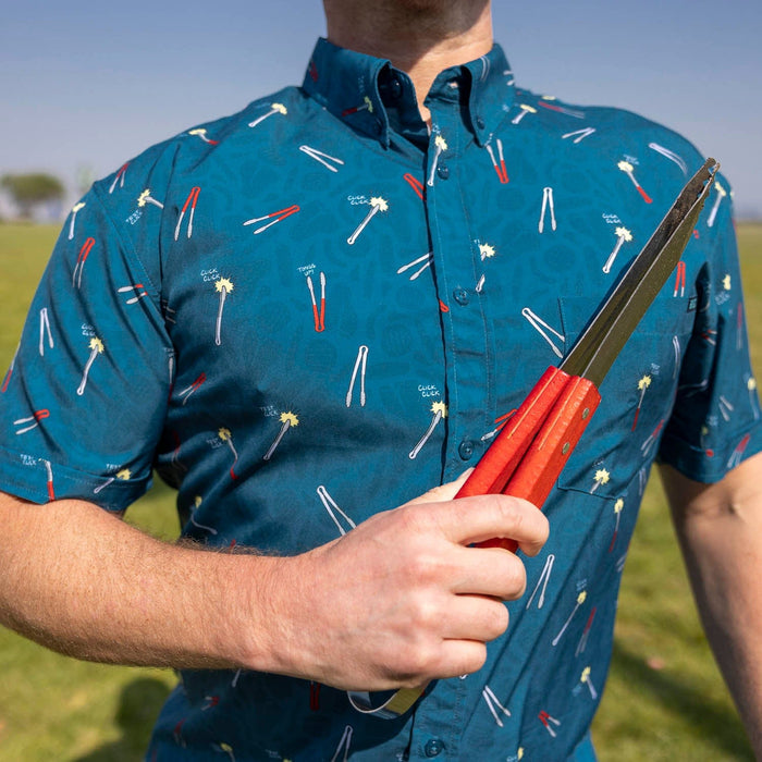 RSVLTS RSVLTS Americana "Let Me See That Tong" _ KUNUFLEX Short Sleeve Shirt