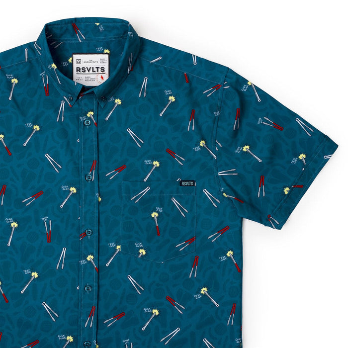 RSVLTS RSVLTS Americana "Let Me See That Tong" _ KUNUFLEX Short Sleeve Shirt