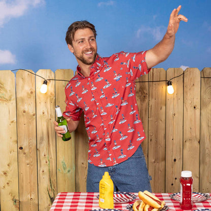 RSVLTS RSVLTS Short Sleeve Shirt Four Dogs and Seven Beers Ago – KUNUFLEX Short Sleeve Shirt Four Dogs and Seven Beers Ago – KUNUFLEX Short Sleeve Shirt