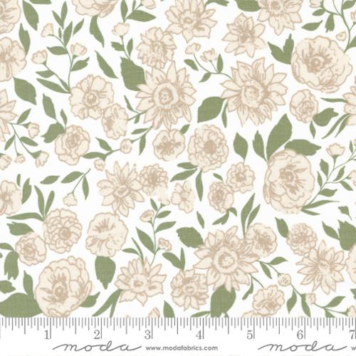 Lovestruck Smitten Floral- Cloud 1 Yard Cut