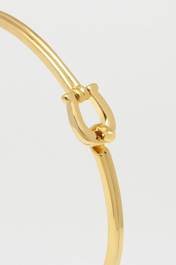 Lucky Horseshoe Hook Bangle