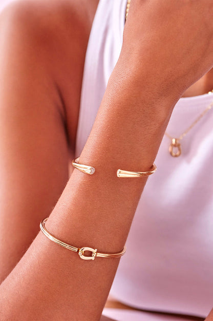 Lucky Horseshoe Hook Bangle