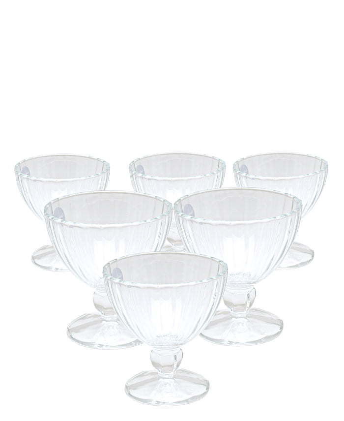 Luminarc Quadro Ice Cream Sundae 6pc - Clear