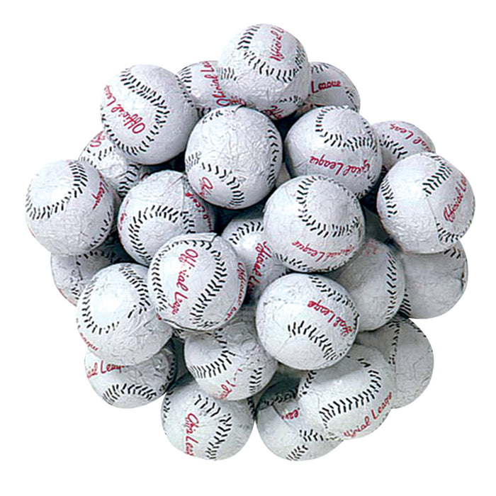 Madelaine Milk Chocolate Foiled Baseball Candy - 5 LB