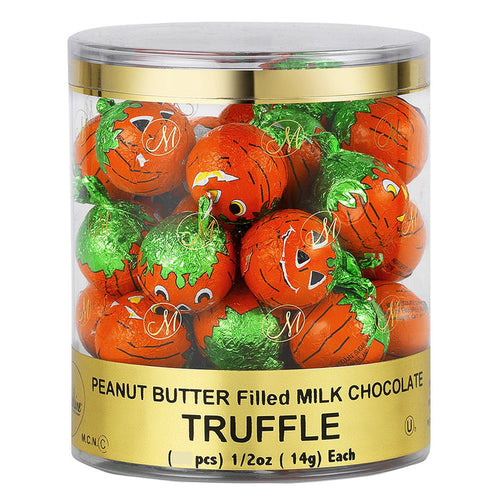 Madelaine Peanut Butter Filled Milk Chocolate Pumpkin Candy - 40 Count