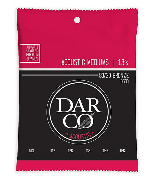 Martin Darco D530 Acoustic Guitar Strings Bronze Medium 13-56