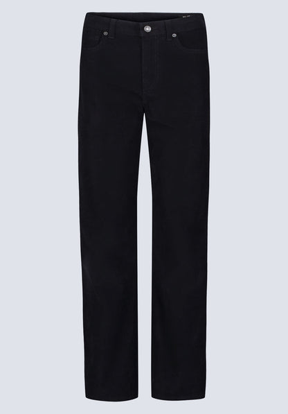 Buffalo Women Pants Black Woven Denim Pants Rinse Wash Finish Easy-Care Styling