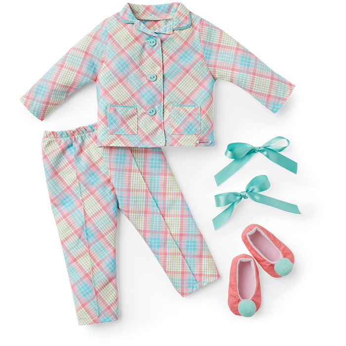 Melody’s™ Plaid Pajamas for 18-inch Dolls (Historical Characters)