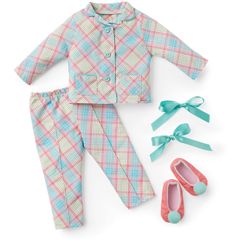 Melody’s™ Plaid Pajamas for 18-inch Dolls (Historical Characters)