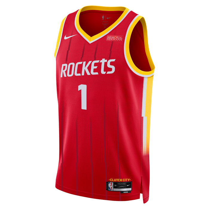 Men's Houston Rockets Amen Thompson Nike Icon Swingman Jersey