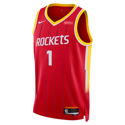 Men's Houston Rockets Amen Thompson Nike Icon Swingman Jersey