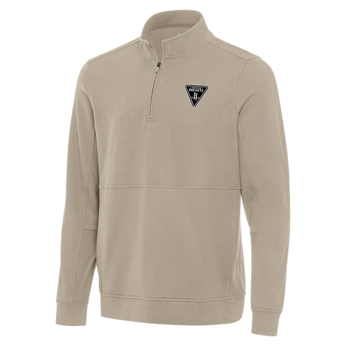 Men's Houston Rockets Antigua Mission Patch Echelon 1/4 Zip Pullover Jacket