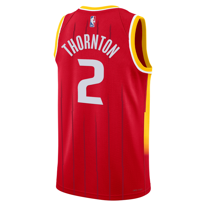 Men's Houston Rockets Bruce Thornton Nike Icon Swingman Jersey