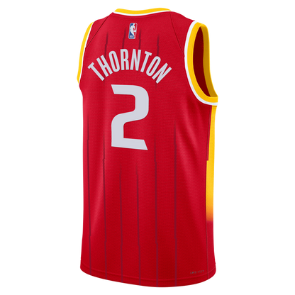 Men's Houston Rockets Bruce Thornton Nike Icon Swingman Jersey