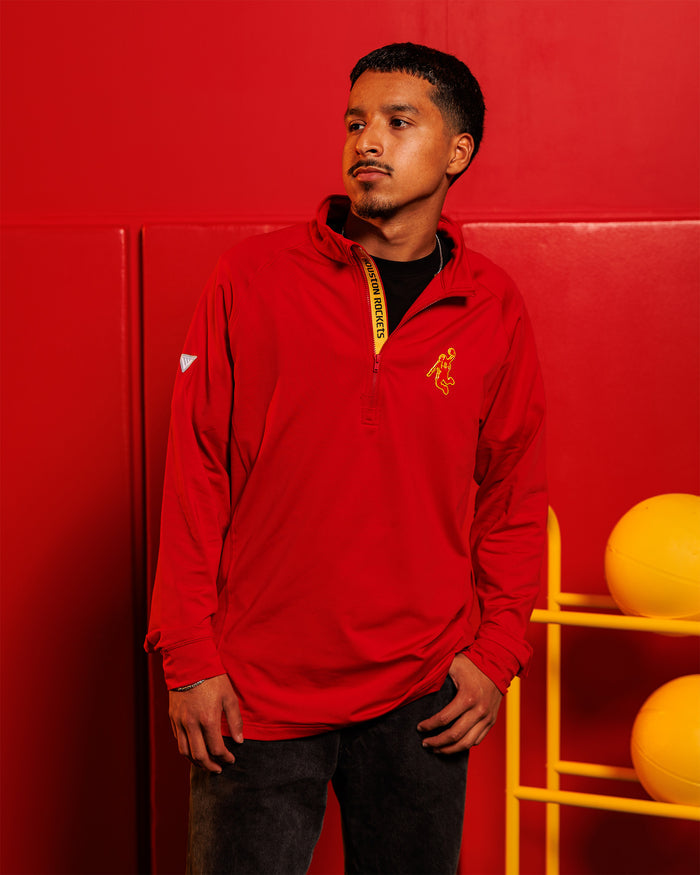 Men's Houston Rockets Levelwear Calibre 1/4 Zip Jacket