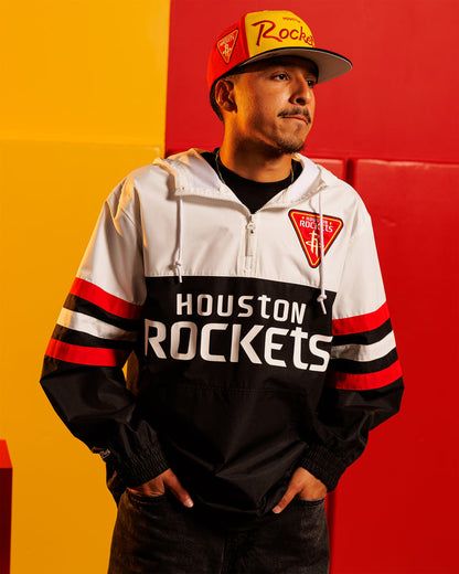 Men's Houston Rockets Mitchell & Ness Head Coach Windbreaker Jacket