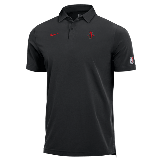 Men's Houston Rockets Nike Dri-FIT Polo (Black)