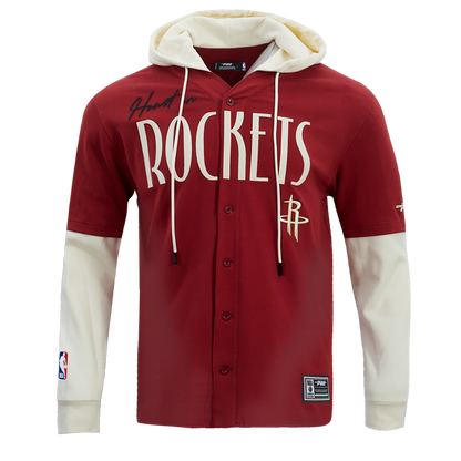 Men's Houston Rockets Pro Standard Button Down Hoodie