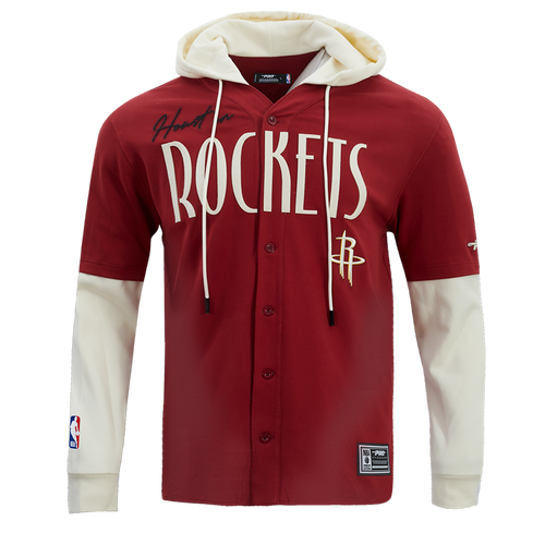 Men's Houston Rockets Pro Standard Button Down Hoodie
