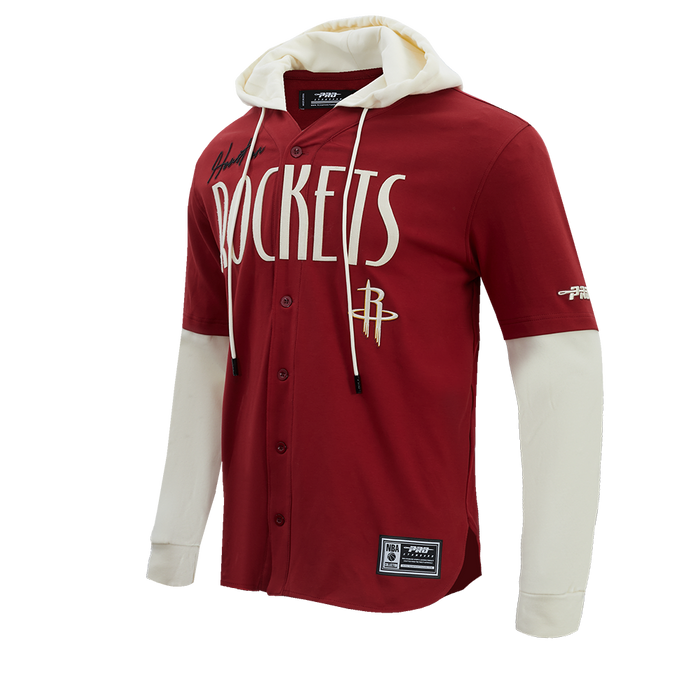 Men's Houston Rockets Pro Standard Button Down Hoodie